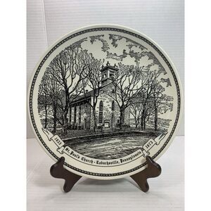 Vintage 1973 St Paul's‎ Church Lobachsville PA collector Plate Pottstown 10"